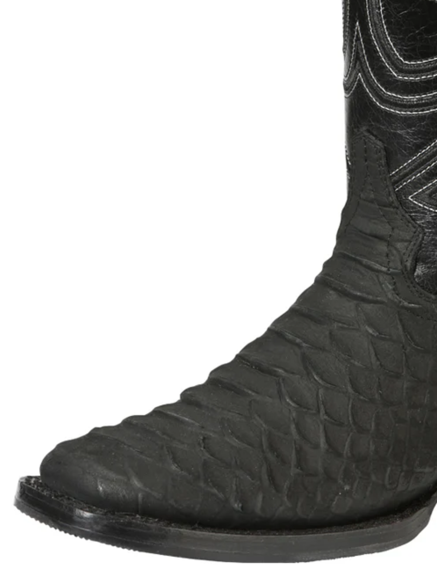 Botas Vaqueras Rodeo Imitacion de Python Grabado en Piel Vacuno para Hombre 'El General' - ID: 45561 Botas Python Print El General