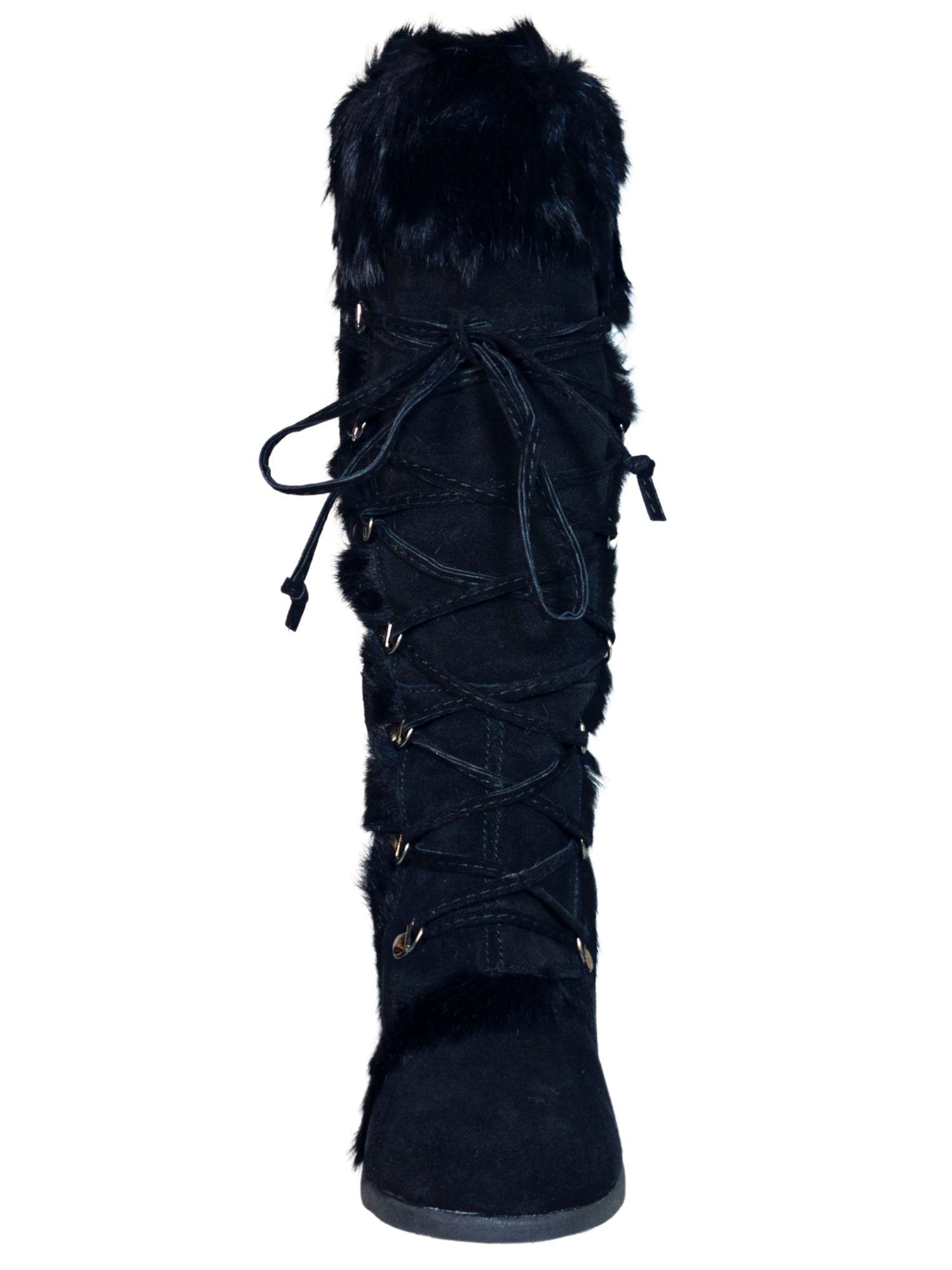 Botas de Invierno de Cuña de Piel Gamuza/Pelo de Conejo para Mujer 'Bearpaw' - ID: 7132 Botas Invernales Bearpaw 