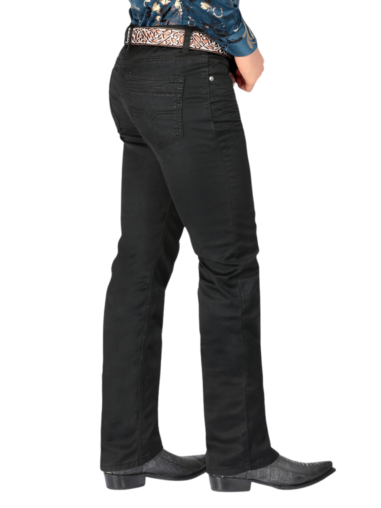 Pantalon Vaquero de Mezclilla Stretch para Hombre 'Montero' - ID: 5601 Pantalones de Vaquero Montero 