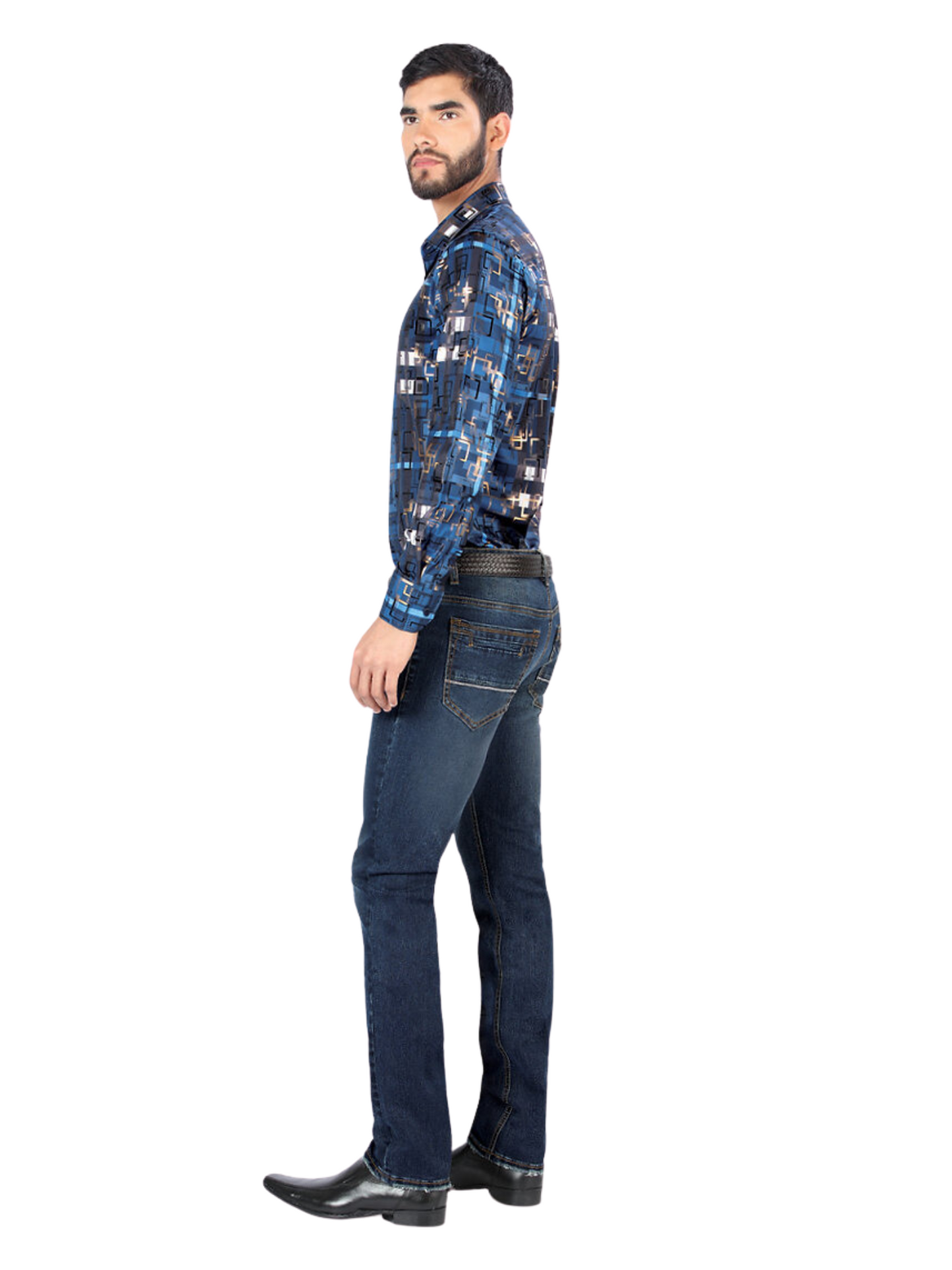 Pantalon Vaquero de Mezclilla Stretch para Hombre 'Montero' - ID: 5301 Pantalones de Vaquero Montero 