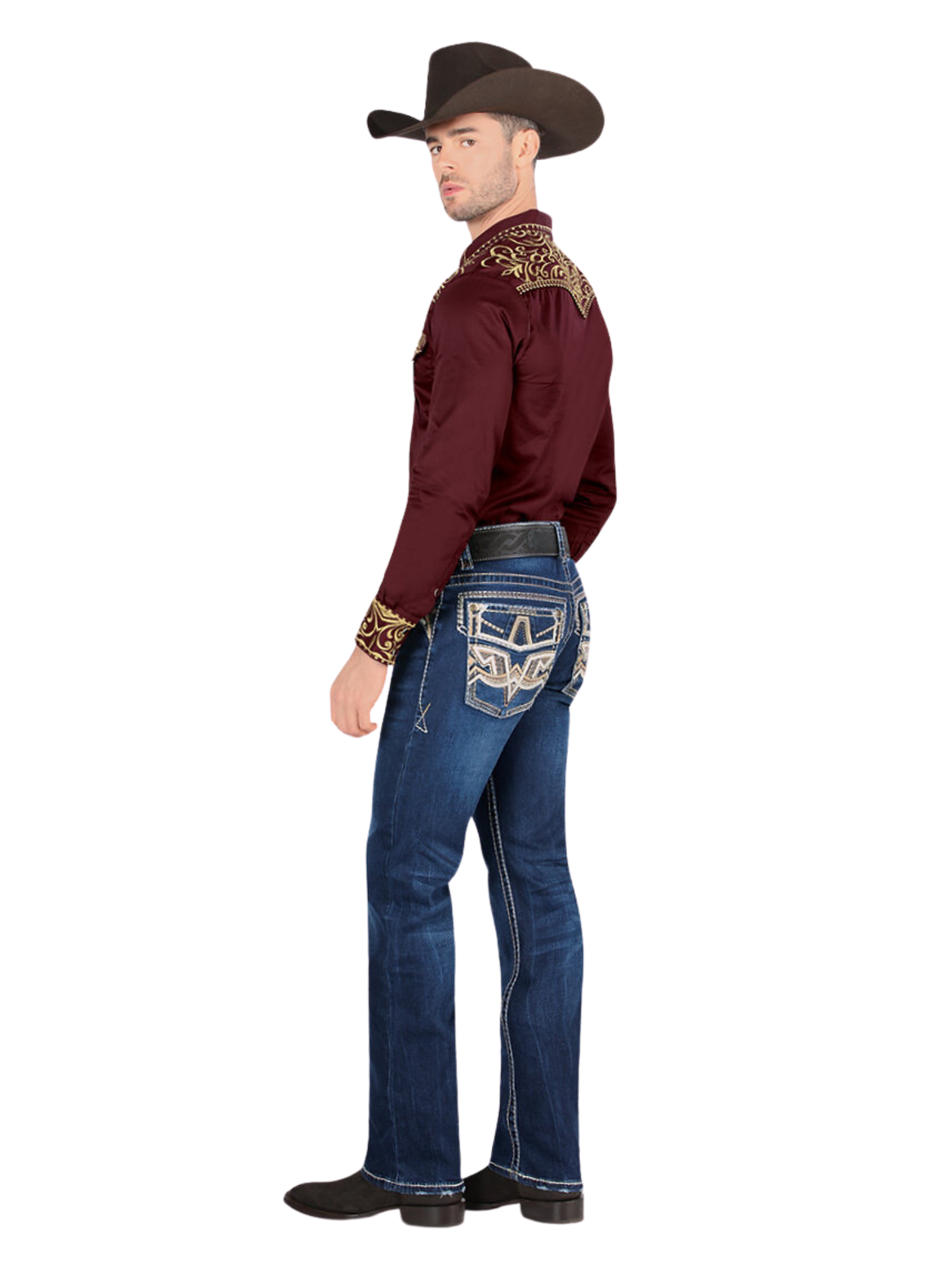 Pantalon Vaquero de Mezclilla Stretch para Hombre 'Montero' - ID: 4593 Pantalones de Vaquero Montero 