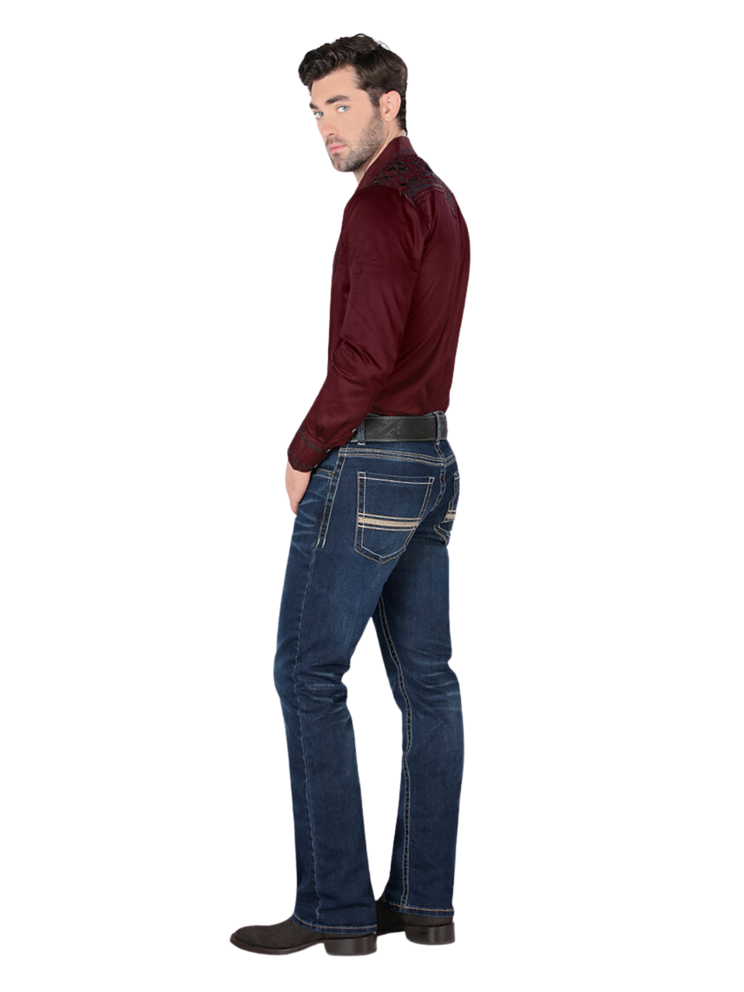 Pantalon Vaquero de Mezclilla Stretch para Hombre 'Montero' - ID: 4603 Pantalones de Vaquero Montero 