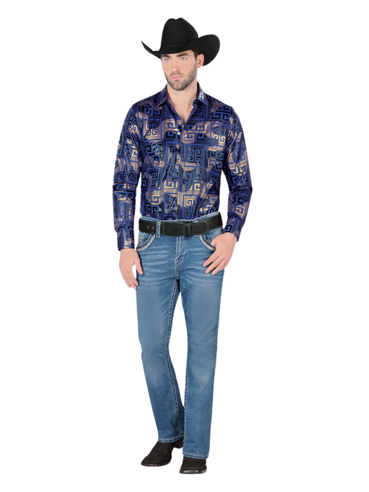 Pantalon Vaquero de Mezclilla Stretch para Hombre 'Montero' - ID: 4609 Denim Jeans Montero Light Blue