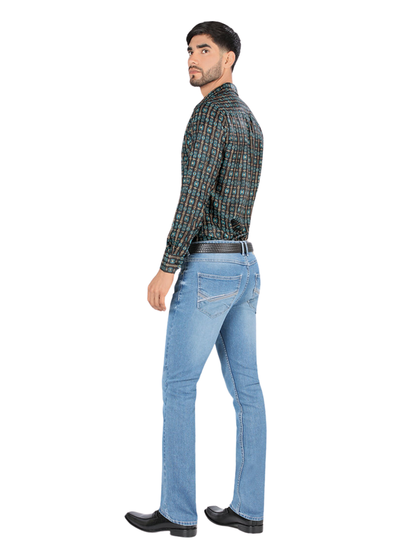 Pantalon Vaquero de Mezclilla Stretch para Hombre 'Montero' - ID: 5312 Pantalones de Vaquero Montero 
