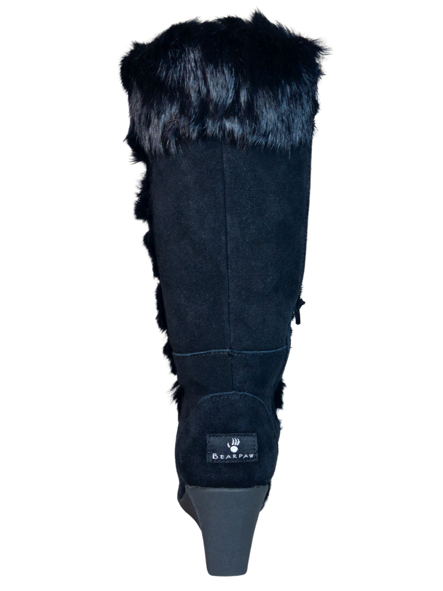 Botas de Invierno de Cuña de Piel Gamuza/Pelo de Conejo para Mujer 'Bearpaw' - ID: 7132 Botas Invernales Bearpaw 