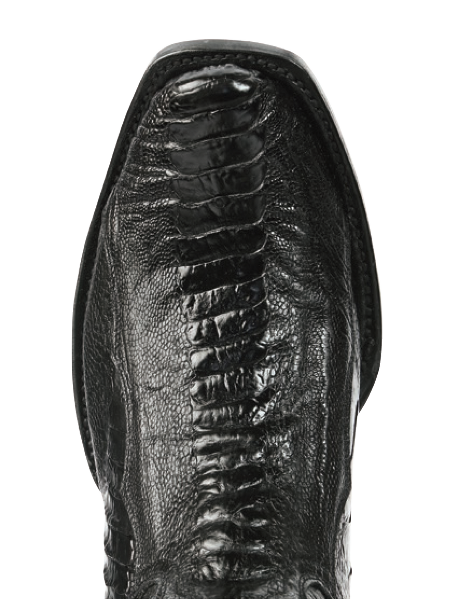 Botas Vaqueras Exoticas de Pata de Avestruz Original para Hombre 'El General' - ID: 45511 Botas Avestruz Original El General