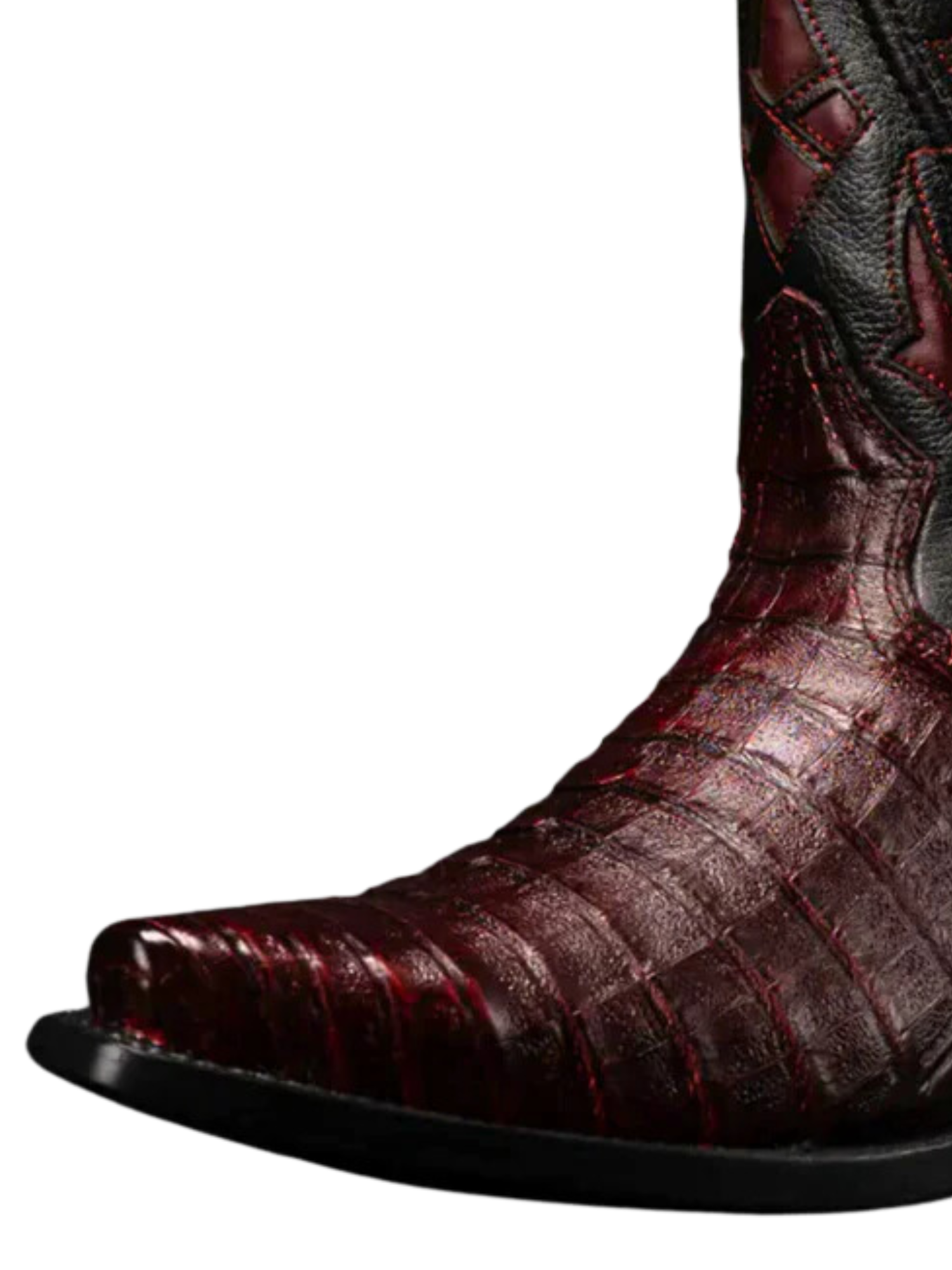 Botas Vaqueras Exoticas de Caiman Belly Original para Hombre 'Joe Boots' - ID: 608BC Botas Caiman Original Joe Boots 