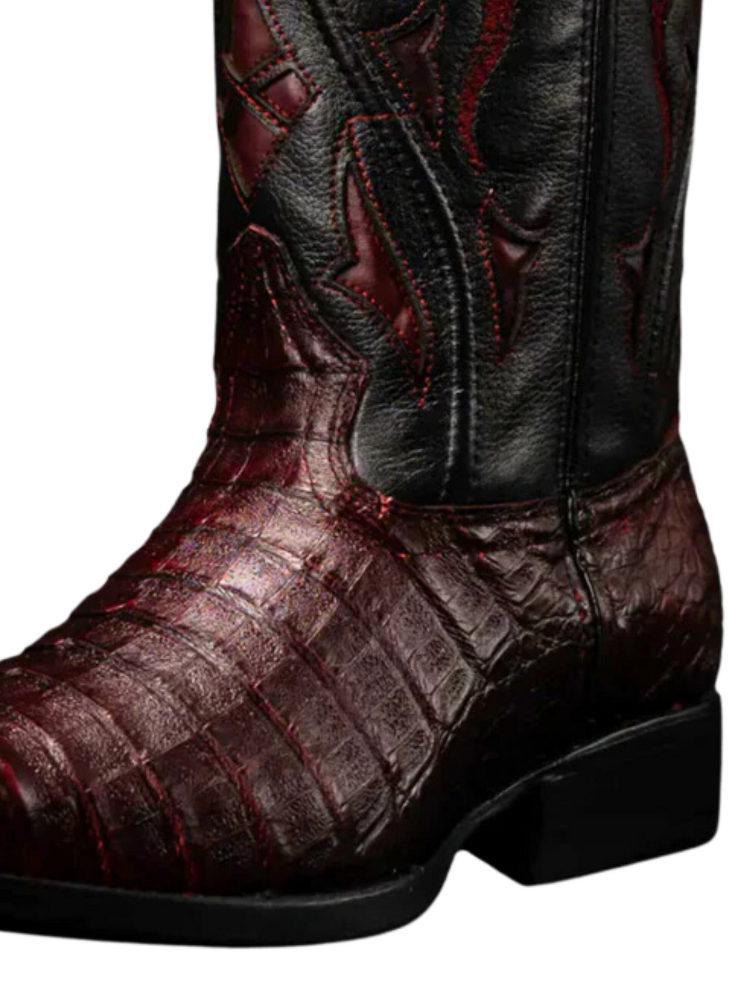 Botas Vaqueras Exoticas de Caiman Belly Original para Hombre 'Joe Boots' - ID: 608BC Botas Caiman Original Joe Boots 