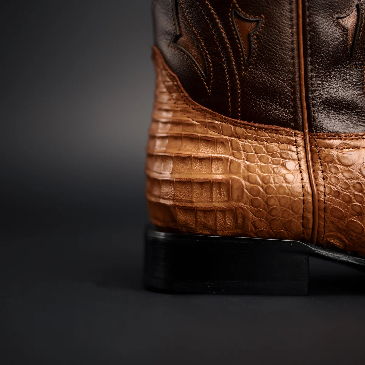 Botas Vaqueras Exoticas de Caiman Belly Original para Hombre 'Joe Boots' - ID: 608CH Botas Caiman Original Joe Boots 