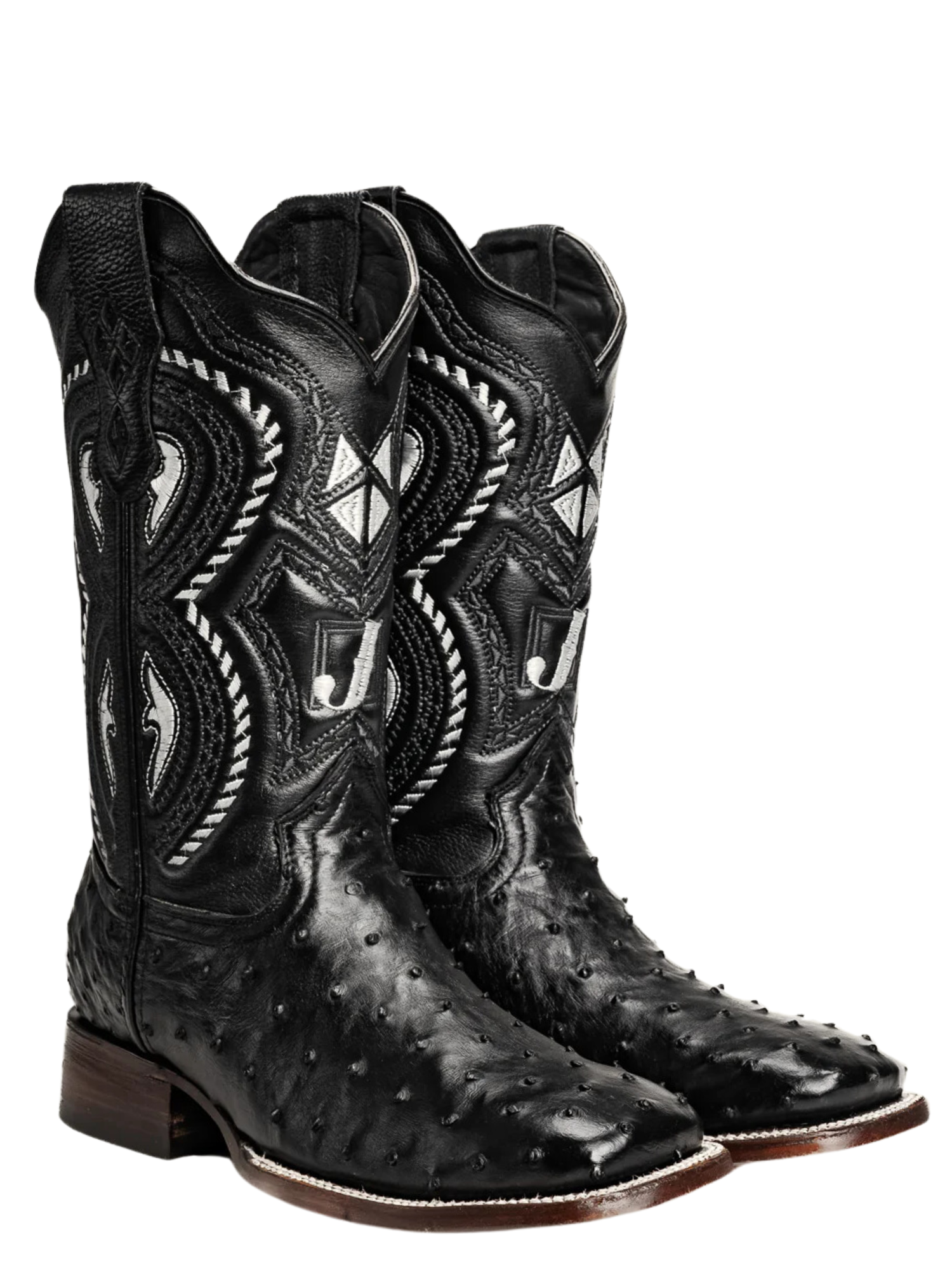 Botas Vaqueras Rodeo Exoticas de Avestruz Original para Hombre 'Joe Boots' - ID: 703NE Botas Avestruz Original Joe Boots 