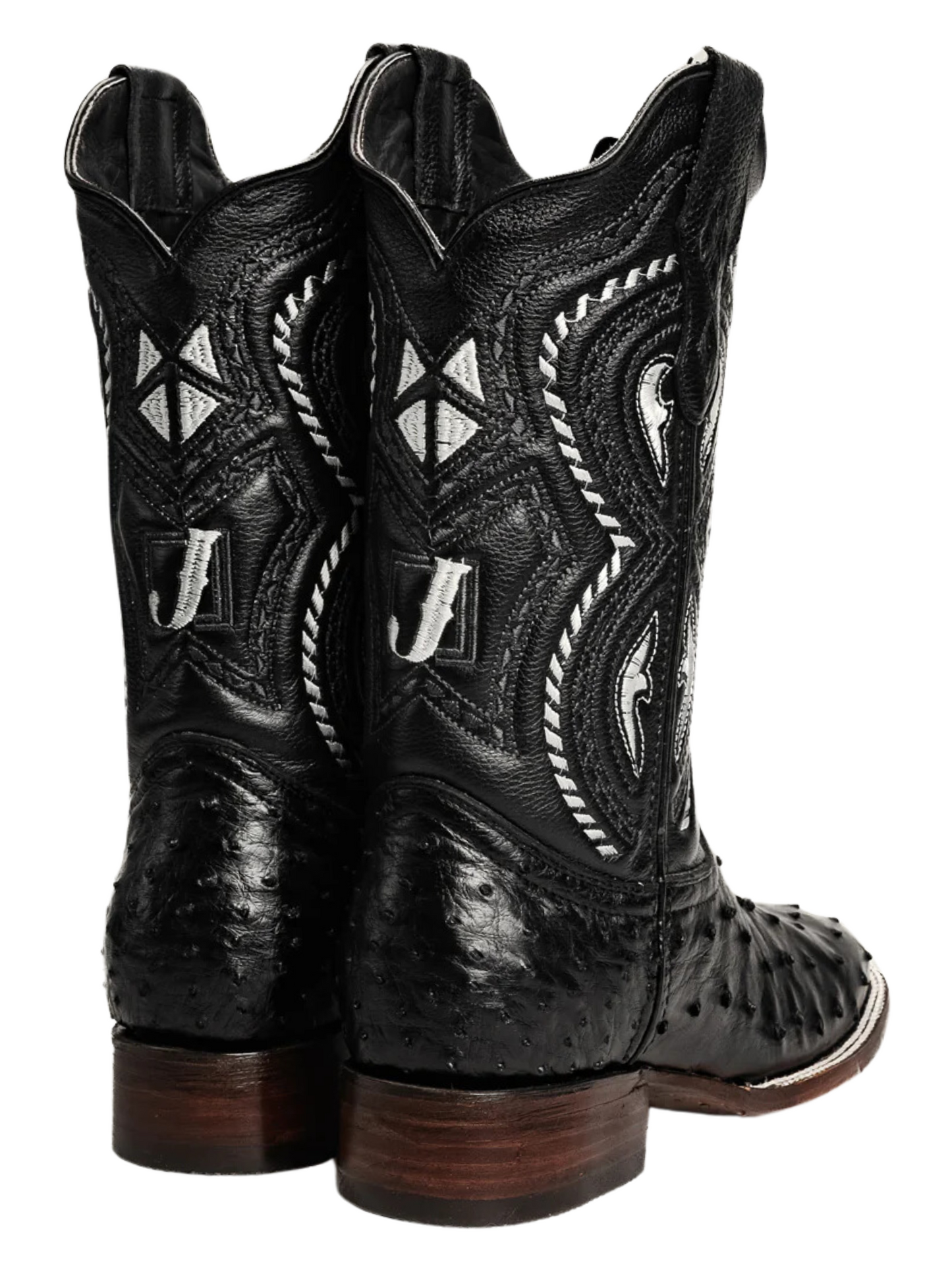 Botas Vaqueras Rodeo Exoticas de Avestruz Original para Hombre 'Joe Boots' - ID: 703NE Botas Avestruz Original Joe Boots 