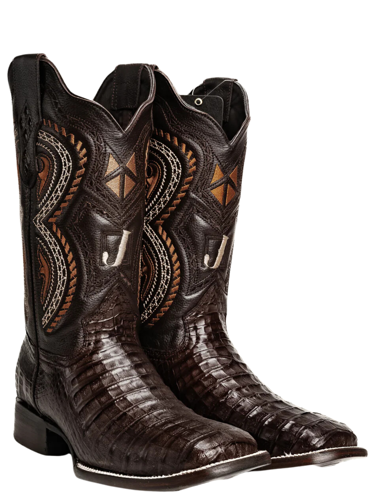 Botas Vaqueras Rodeo Exoticas de Caiman Original para Hombre 'Joe Boots' - ID: 706CA Botas Caiman Original Joe Boots 