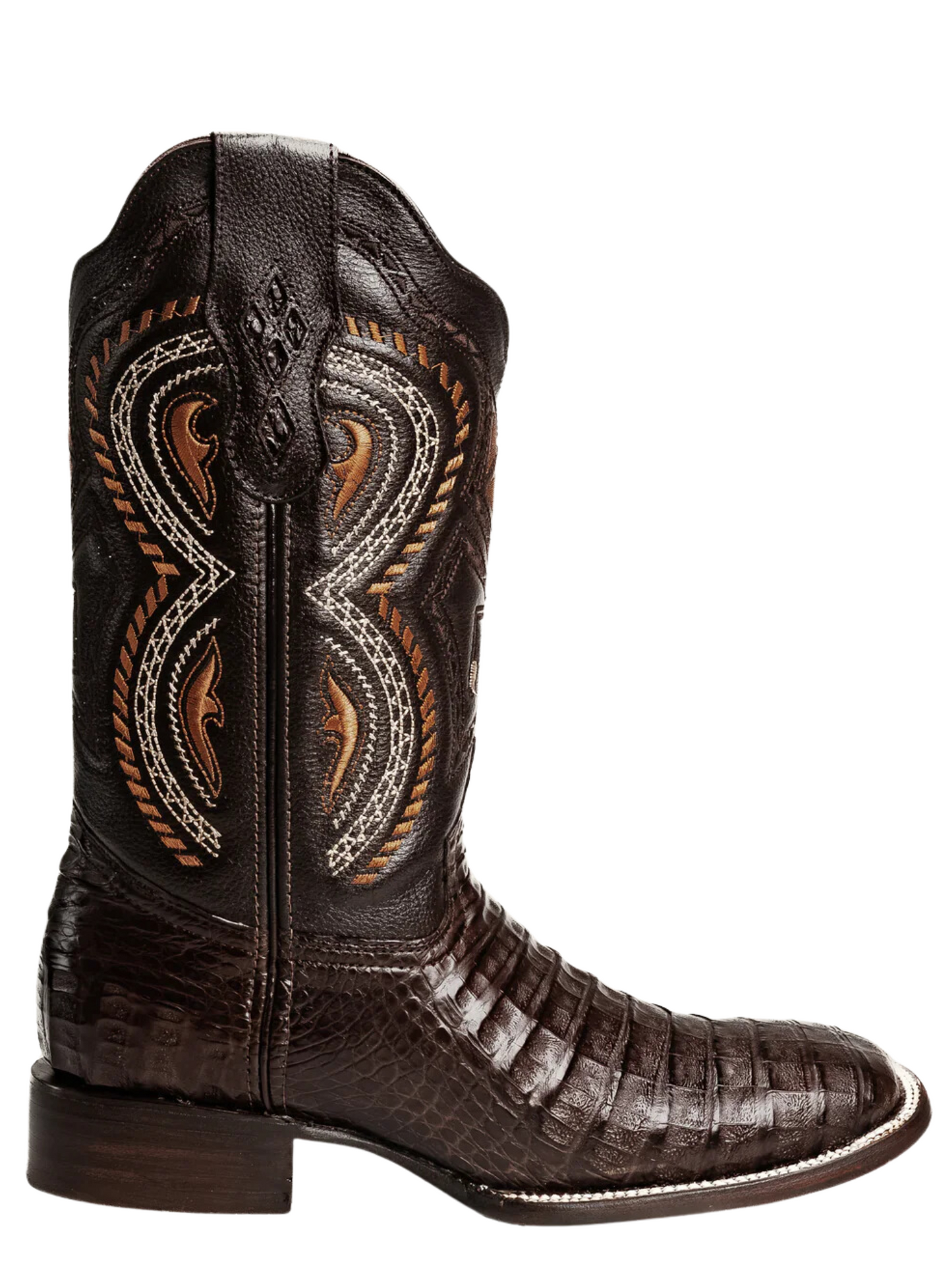 Botas Vaqueras Rodeo Exoticas de Caiman Original para Hombre 'Joe Boots' - ID: 706CA Botas Caiman Original Joe Boots 