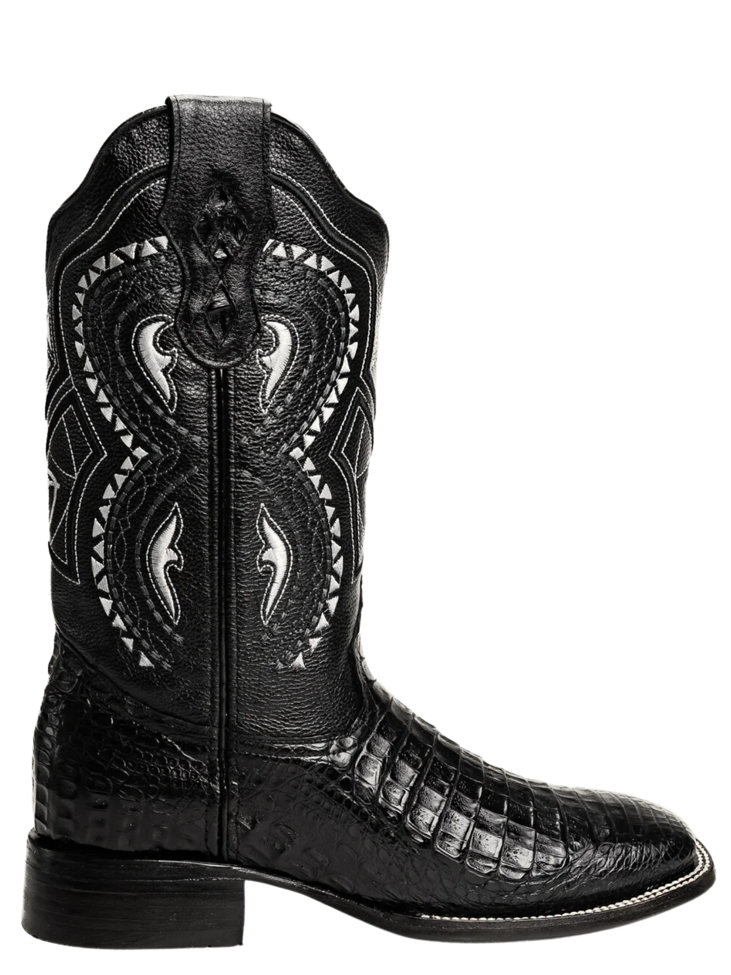 Botas Vaqueras Rodeo Exoticas de Caiman Original para Hombre 'Joe Boots' - ID: 706NE Botas Caiman Original Joe Boots 