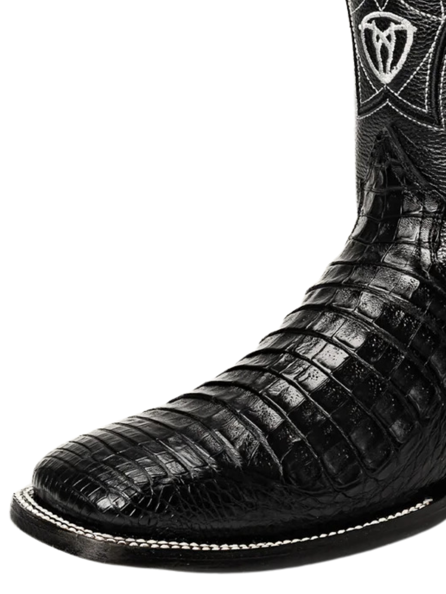 Botas Vaqueras Rodeo Exoticas de Caiman Original para Hombre 'Joe Boots' - ID: 706NE Botas Caiman Original Joe Boots 