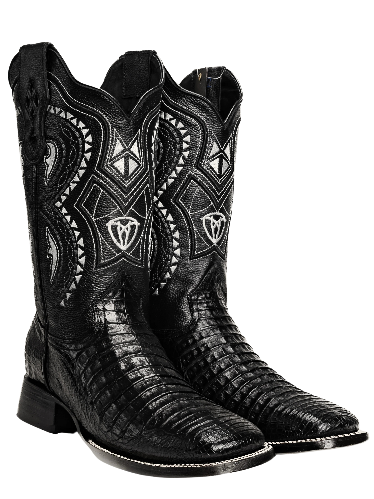 Botas Vaqueras Rodeo Exoticas de Caiman Original para Hombre 'Joe Boots' - ID: 706NE Botas Caiman Original Joe Boots 