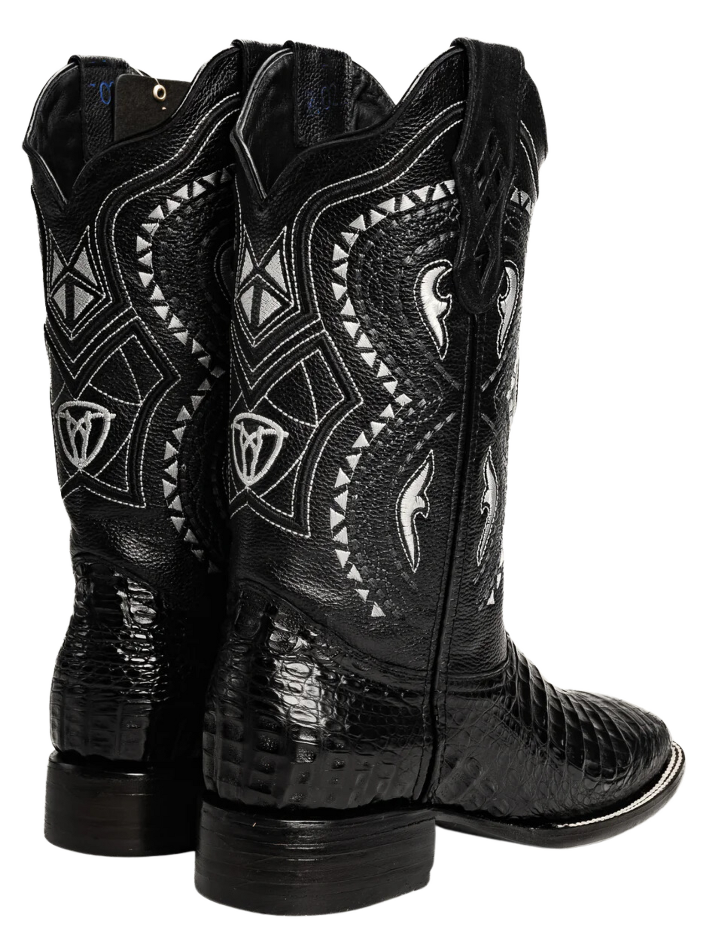 Botas Vaqueras Rodeo Exoticas de Caiman Original para Hombre 'Joe Boots' - ID: 706NE Botas Caiman Original Joe Boots 