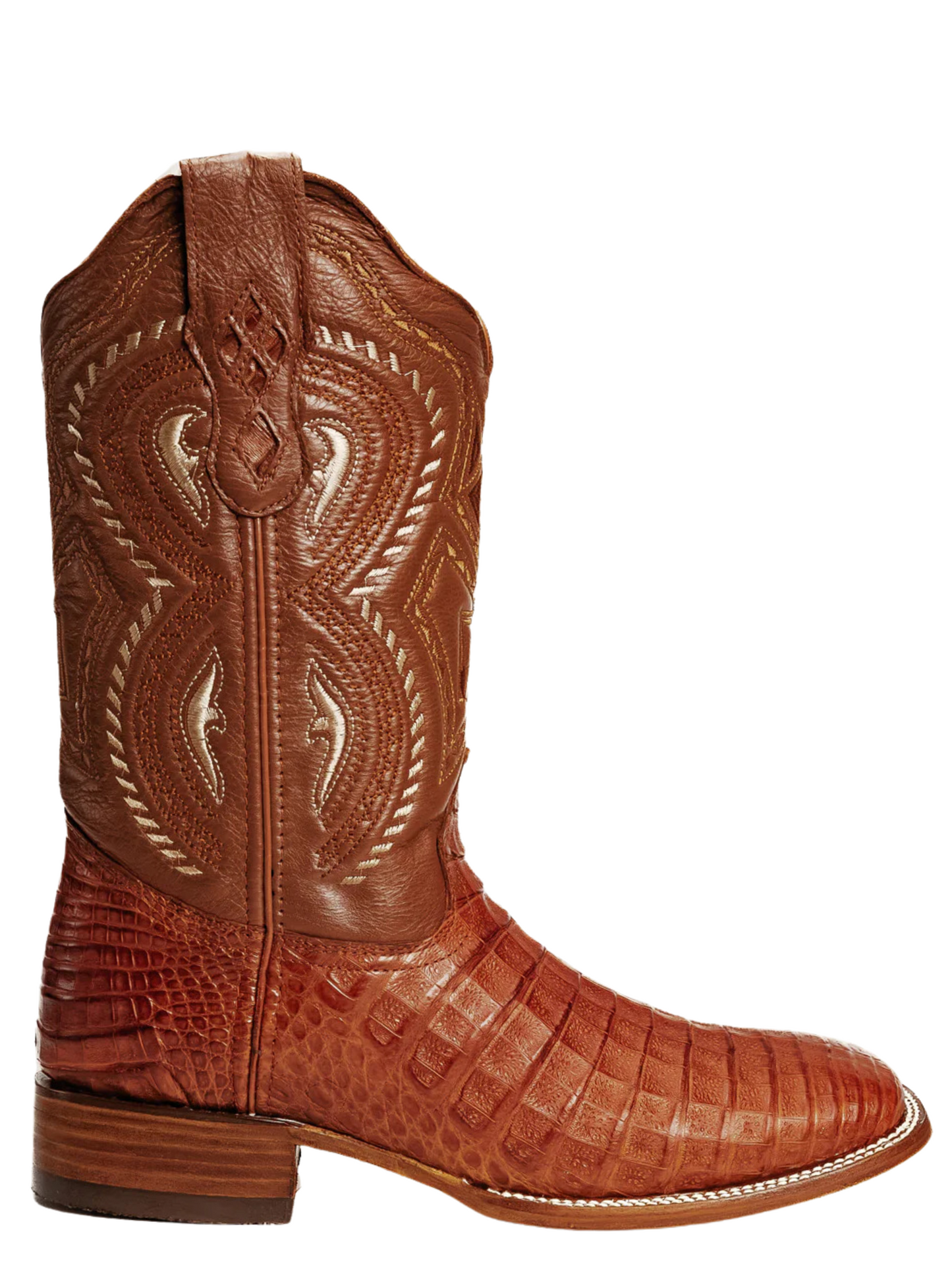 Botas Vaqueras Rodeo Exoticas de Caiman Original para Hombre 'Joe Boots' - ID: 706SH Botas Caiman Original Joe Boots 