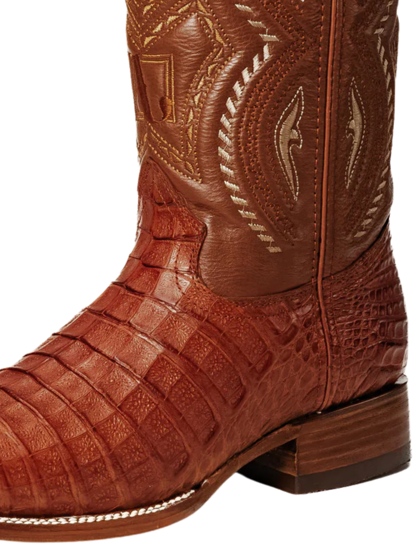 Botas Vaqueras Rodeo Exoticas de Caiman Original para Hombre 'Joe Boots' - ID: 706SH Botas Caiman Original Joe Boots 