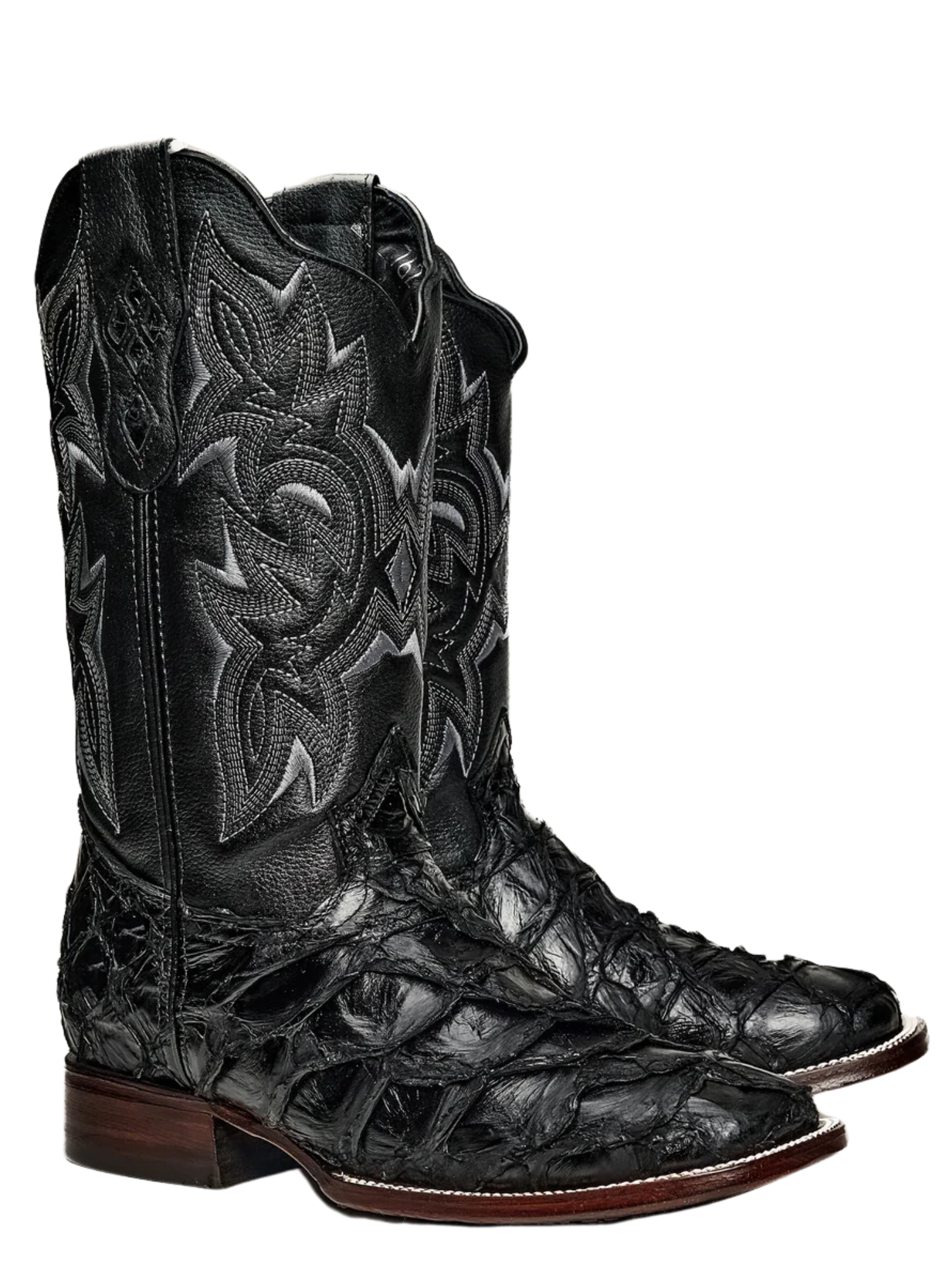 Botas Vaqueras Rodeo Exoticas de Pirarucu Fish Original para Hombre 'Rodeo Cartie' - ID: 761NE Botas Monster Fish Original Rodeo Cartie 