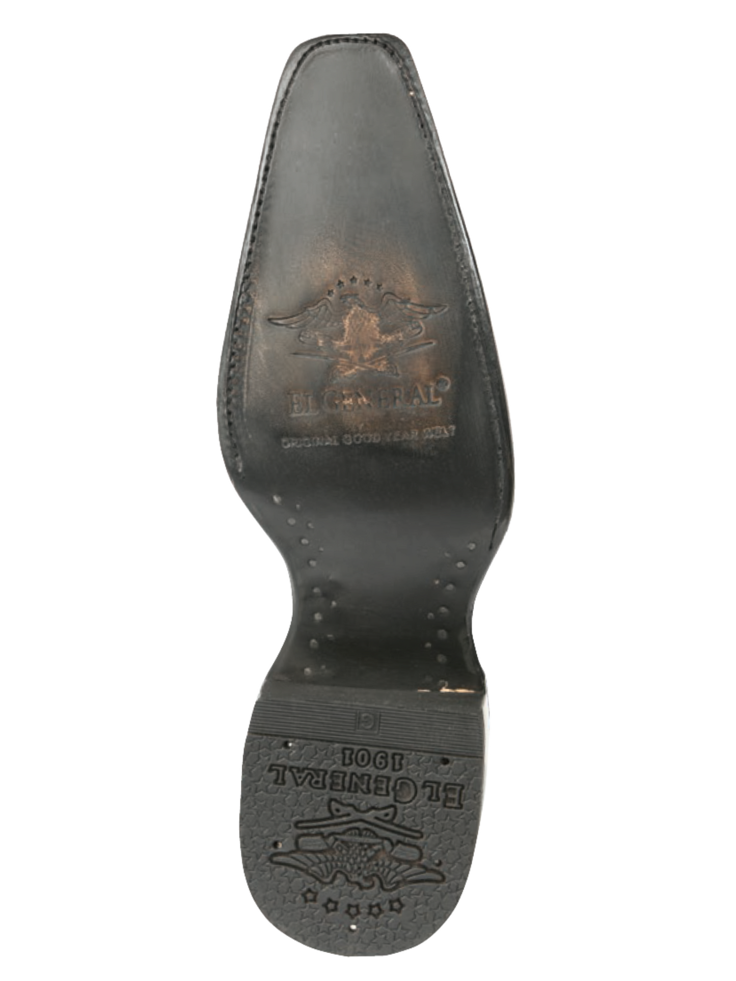 Botas Vaqueras Exoticas de Avestruz Original para Hombre 'El General' - ID: 45075 Botas Avestruz Original El General