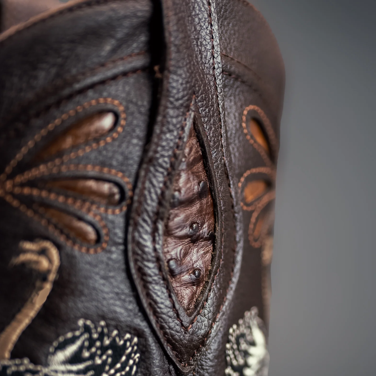 Original Men's Exotic Ostrich Cowboy Boots 'Joe Boots' - ID: 903CA