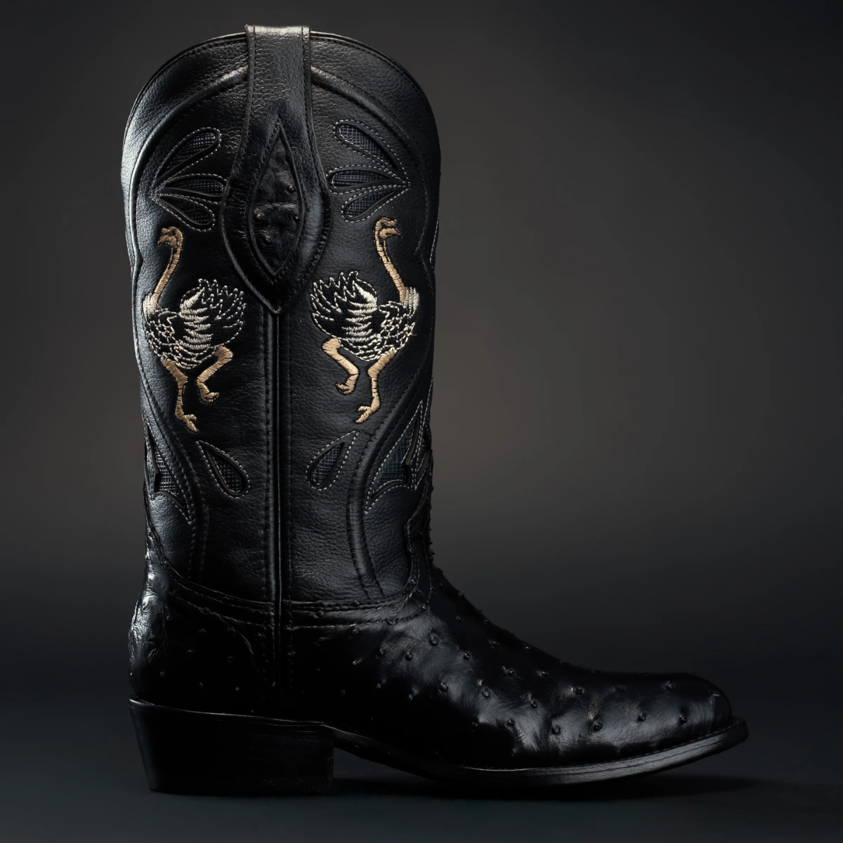 Original Men's Exotic Ostrich Cowboy Boots 'Joe Boots' - ID: 903NE