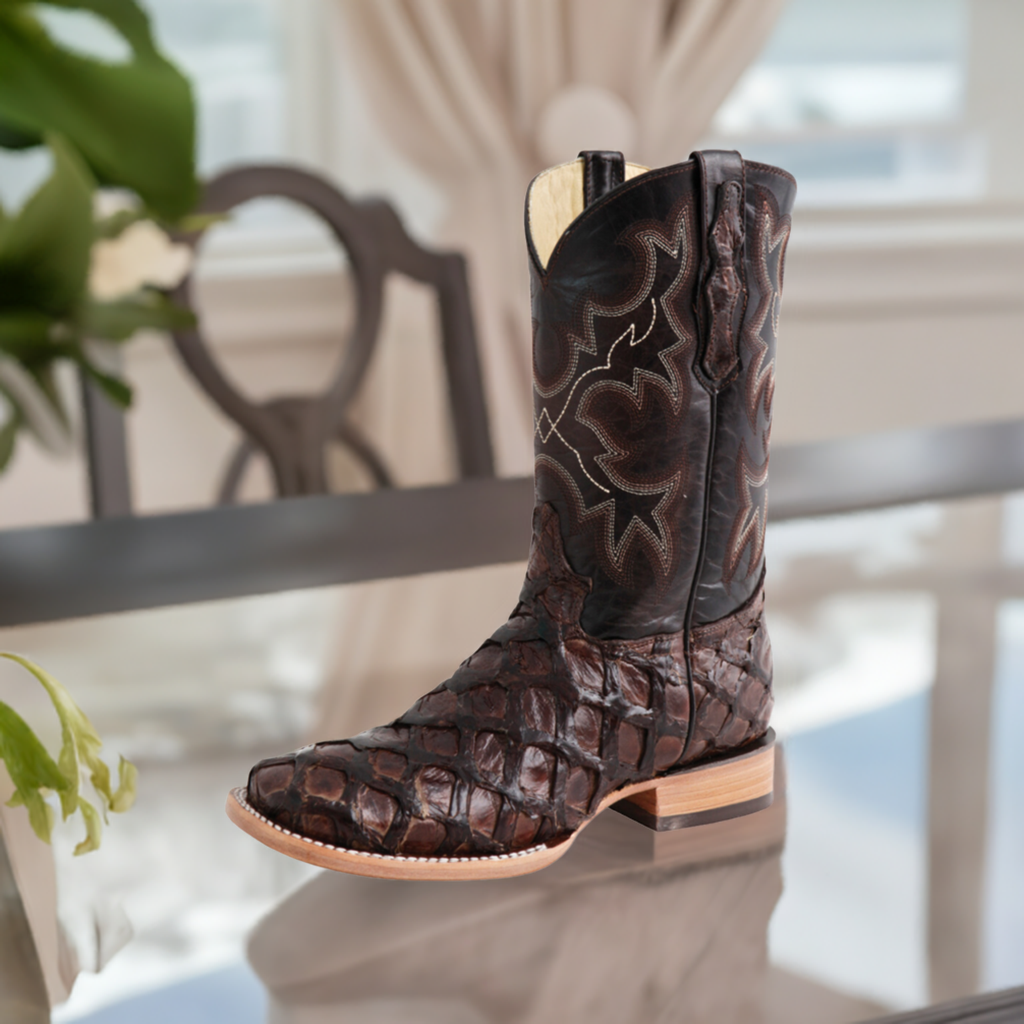 Monster Fish Original Exotic Rodeo Cowboy Boots for Men 100 Years ID 44116
