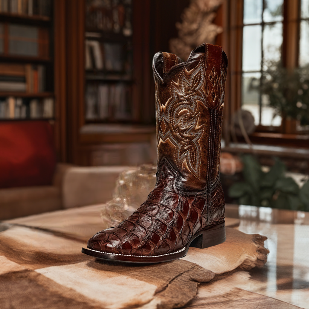 Pirarucu Fish Original Cowboy Boots Cowboy Boots Bellash Western