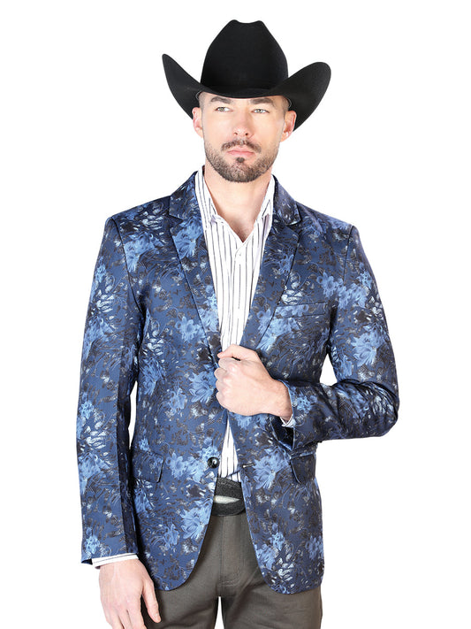 Saco Estampado Azul para Hombre 'El Señor de los Cielos' - ID: 43995 Sacos Vaqueros El Señor de los Cielos Blue