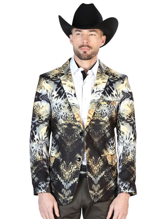 Saco Estampado Blanco para Hombre 'El Señor de los Cielos' - ID: 43997 Sacos Vaqueros El Señor de los Cielos White