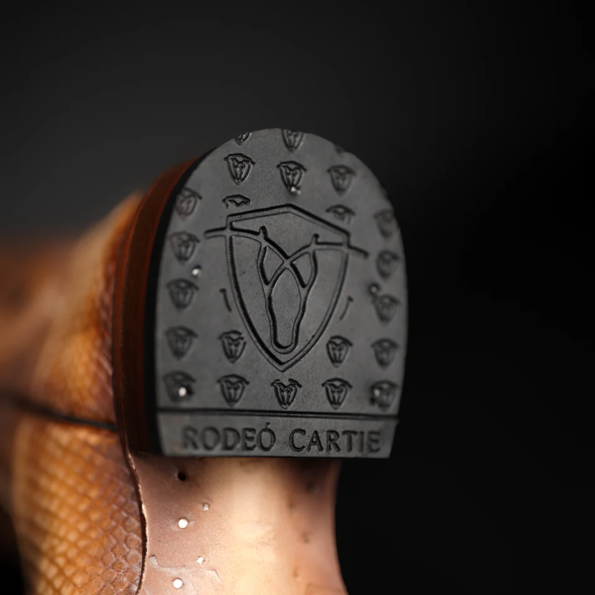 Botas Vaqueras Rodeo de Mamba Python Grabado en Piel Genuina para Hombre 'Rodeo Cartie' - ID: RC-MAM-TO Botas Python Print Rodeo Cartie 