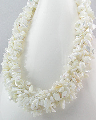 Collar Artesanal de Madre Perlas y Algodon - Mother of Pearl and Cotton Handmade Necklace - ID: 50727642 Bellash