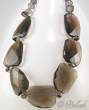 Collar Artesanal, 18" L de Vidrio y Plata Ley 925 - Glass and 925 Sterling Silver Handmade Necklace, 18" L - ID: 51756213 Bellash